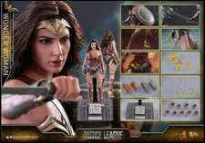 Hot Toys MMS451 Justice League Wonder Woman Gal Gadot 1/6 Deluxe Ver Figure New