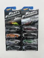 2013 Hot Wheels Fast & Furious 8 Car Set Walmart Exclusive SKYLINE SUPRA MUSTANG