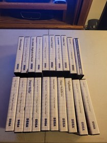 Bundle Lot Of 20 Sega Master System Boxed Games(Power Strike, Alex, Etc)