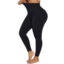 Plus Size Women High Waist Leggings Slimming Control Shapewear Body Shaper Pants