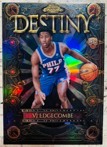 2025 Topps Chrome VJ Edgecombe Refractors (RAW)