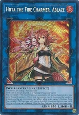 Yugioh! Hiita the Fire Charmer, Ablaze - RA04-EN074 - Secret Rare - 1st Edition 