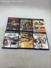 Sony PlayStation 2 Driv3r Racing Singstar Latino & More Video Games Lot Of 6
