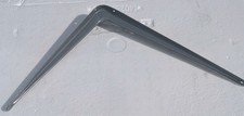 10 x Metal London Shelf GREY Support Shelf Brackets 14" x 12"