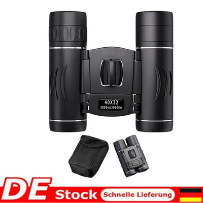 40X22 HD Fernglas   Klappbares Mini-Teleskop Leistungsstarkes Langstrecken