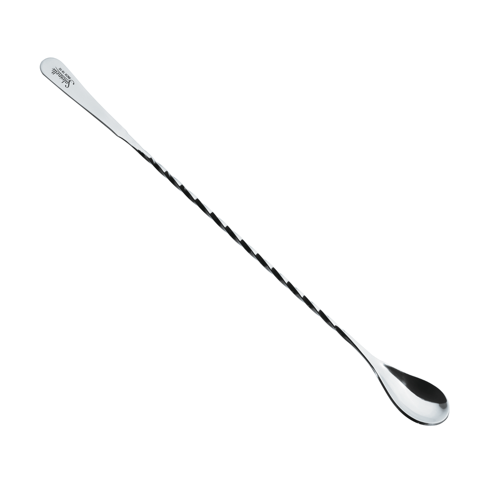 Salvinelli Barman Spoon Model Hoffman Length 30 cm in Stainless Steel