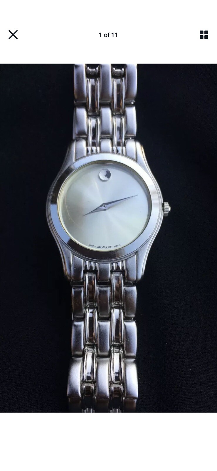 swiss movado quartz watch