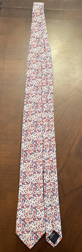 Bolinhas masculinas Haggar vermelho azul cinza gravata no pescoço - Imagem 3 de 4