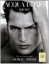 Giorgio Armani Acqua Di Gio Fragrance - 1998 Vintage Print Ad Ephemera