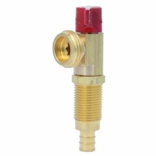 Sharkbite 24998A 1/2" Pex Barb Washing Machine Valve, Hot, Brass