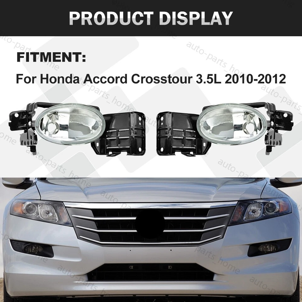 Faro antiniebla parachoques delantero con bisel para Honda Accord Crosstour 3,5 L 2010-2012 Foto 2 de 4