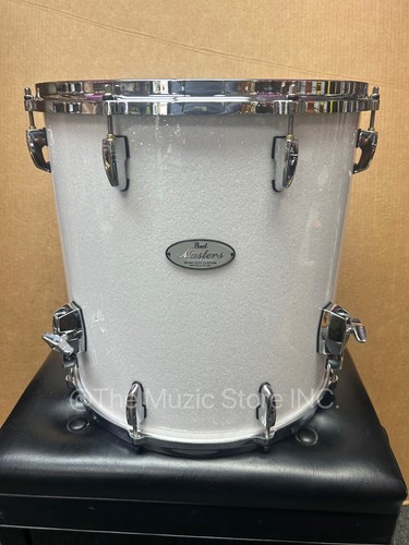 Pearl Acoustic MMGC 16" x 16" Floor Tom Snow White Glitter