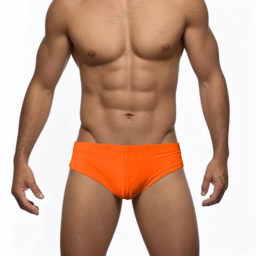 Sexy Herren Strand Bikini Badeslip niedriger Bund Reißverschluss hinten Bademode Badeanzüge - Bild 16 von 20