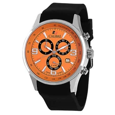 Calibre Men's SC-4M1-04-079 Mauler Chrono Luminous Black Silicone Watch