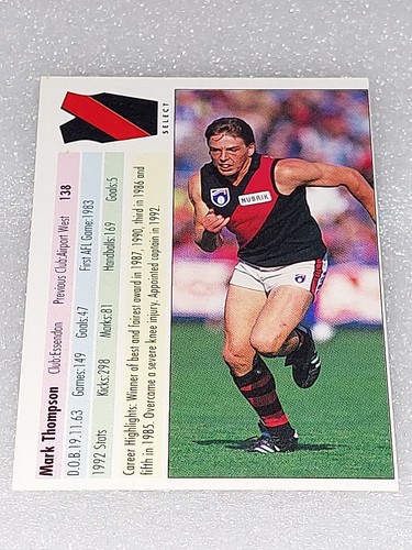 VFL AFL TRADING CARD SINGLES ONLY PAY POSTAGE ON THE FIRST CARD - Picture 25 of 85
