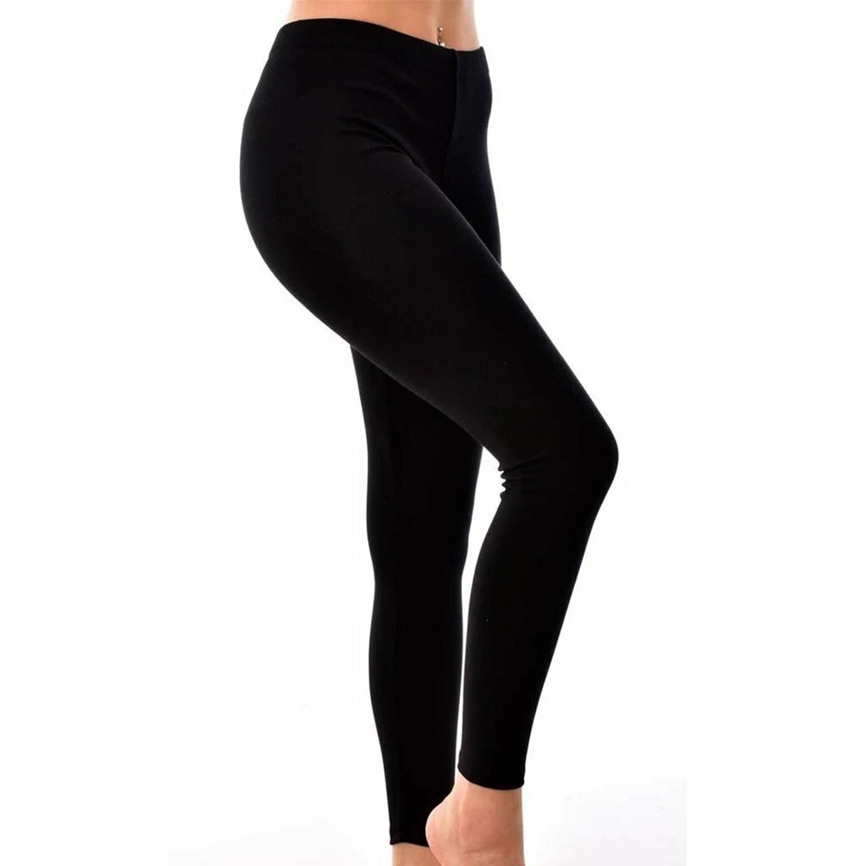 Damen Thermoleggings  Thermo Unterhose Leggings Hose angeraut blickdicht weich - Bild 1 von 2