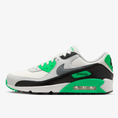NIKE エアマックス90GORE TEX ホワイト/グリーン/ブラック Nike Air Max 90 GORE-TEX Photon Dust Cool Gray HF1045-121 Men's