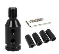 M12 x 1.25 Car Black Gear Shift Knob Adapter NEW for Non Threaded Shifter UK