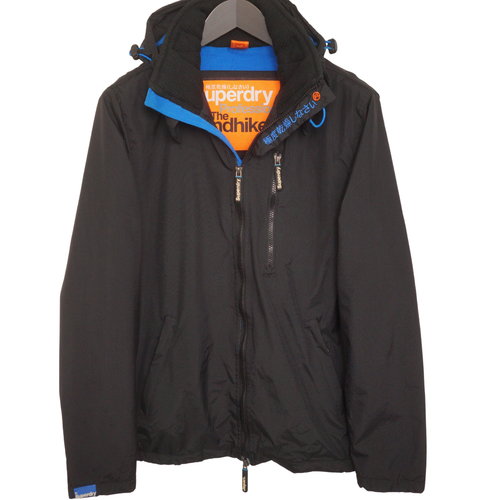 Men Superdry Jacket Breathable Black 