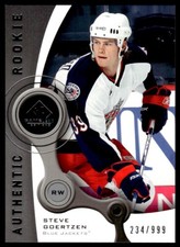 2005-06 SP Game Used Steve Goertzen Rookie 234/999 Columbus Blue Jackets #176