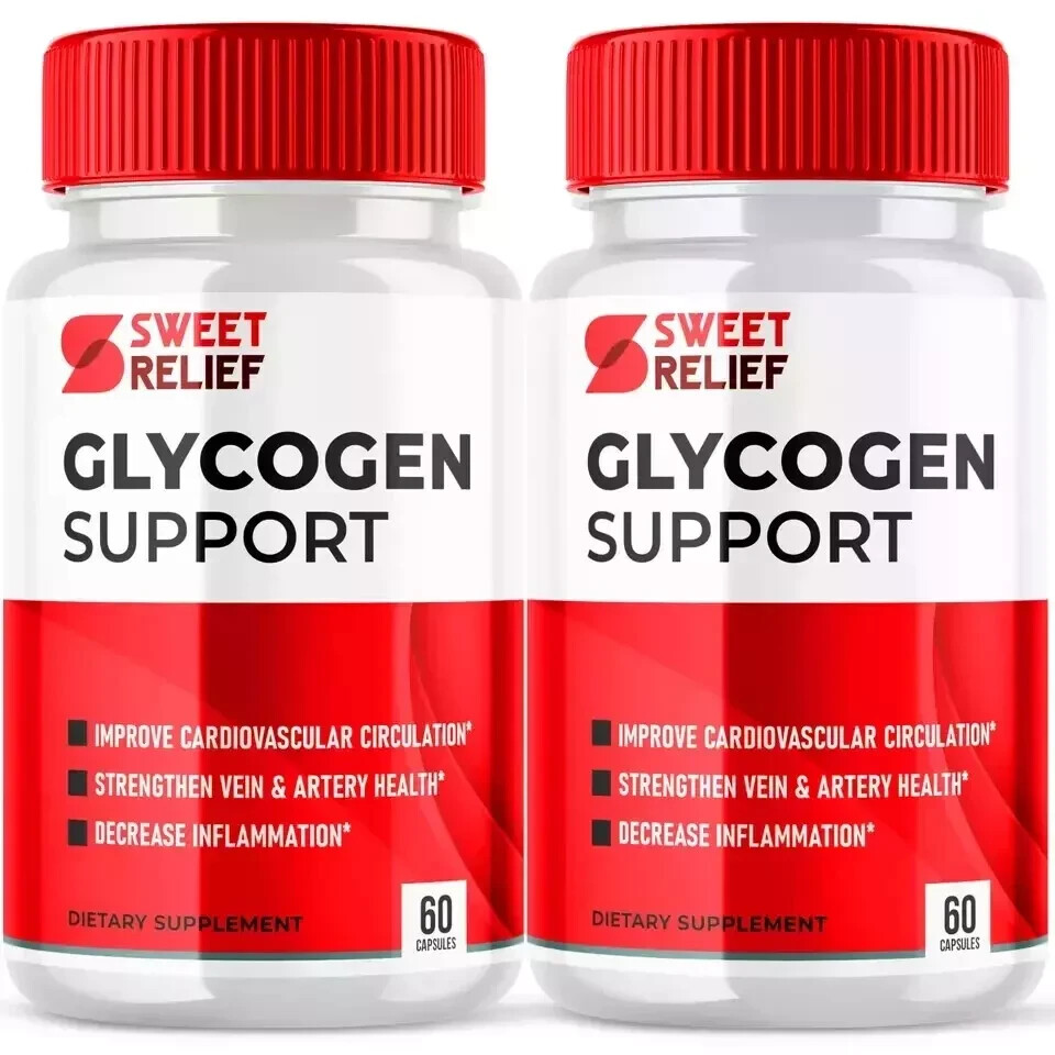 Sweet Relief Glycogen Support Capsules 60ct for Energy & Blood Sugar