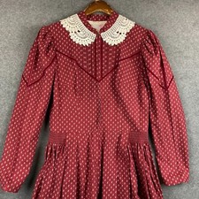Dirndl Dress Red Pink Austria Trachten Germany Bavaria Octoberfest Size M / 42