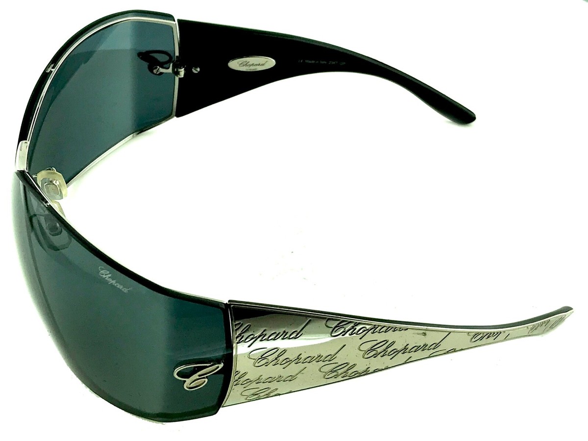 Chopard wrap shield  Sunglasses with Case SCH 637 0579 made in Italy  23kt gp Chopard Wrap Sunglasses for Women for sale | eBay main image 3