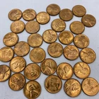 1952-D LINCOLN PENNIES- Lot Of 33-ALL BU UNCIRCULATED- Awesome Sheen!