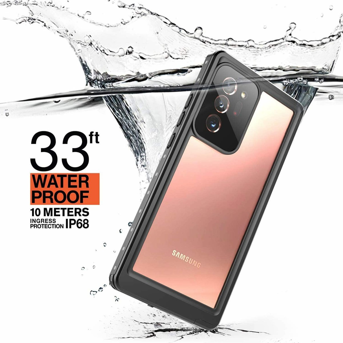 For Samsung Galaxy Note20 Ultra/Note20 Waterproof Case Shockproof