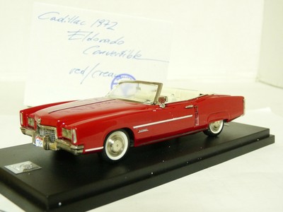 vf 1 43 1972 cadillac eldorado convertible white metal handmade model car ebay vf 1 43 1972 cadillac eldorado convertible white metal handmade model car ebay