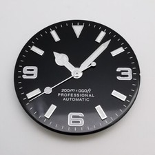 29mm luminous sterile dial hands fit nh35 miyota 8215 eta 2824/2836 movement