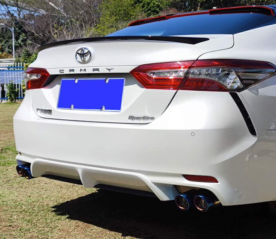For Toyota Camry SE XSE 20182024 Blue Steel Rear Tail Exhaust Muffler