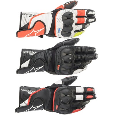Alpinestars SP-2 V3 Motorrad Handschuhe Sport Sommer Leder Touchscreen |  eBay.de