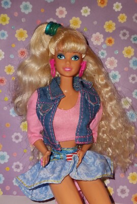 Vintage 1990 American Barbie #9423 2 Pairs Reebok Shoes, Socks and