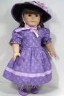 Purple Sunday Best Dress Hat Doll Clothes For 18 American Girl Addy (Debs)