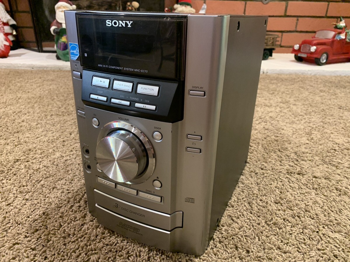 Sony MHC-EC70 Mini HIFI Component Stereo 3-CD Changer