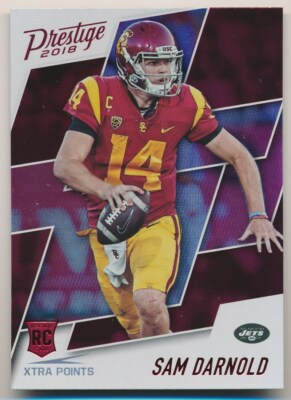 SAM DARNOLD #239 2018 Panini Prestige RED XTRA POINTS RC JETS