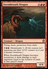 MTG Magic the Gathering Stormbreath Dragon (143/260) Theros LP