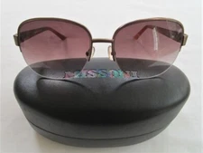 MISSONI Vintage Oversize Design Made in ITALY Sunglasses M160203 W/Designer Case