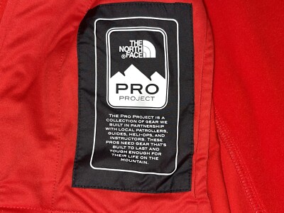 Men's The North Face Powder Guide Mid Layer Jacket Size Small Red
