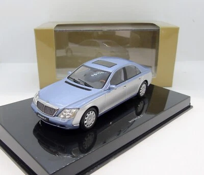 GC1965 AUTO ART / MAYBACH 57 2002 BLEU / GRIS METAL 1/43 - Photo 1/4