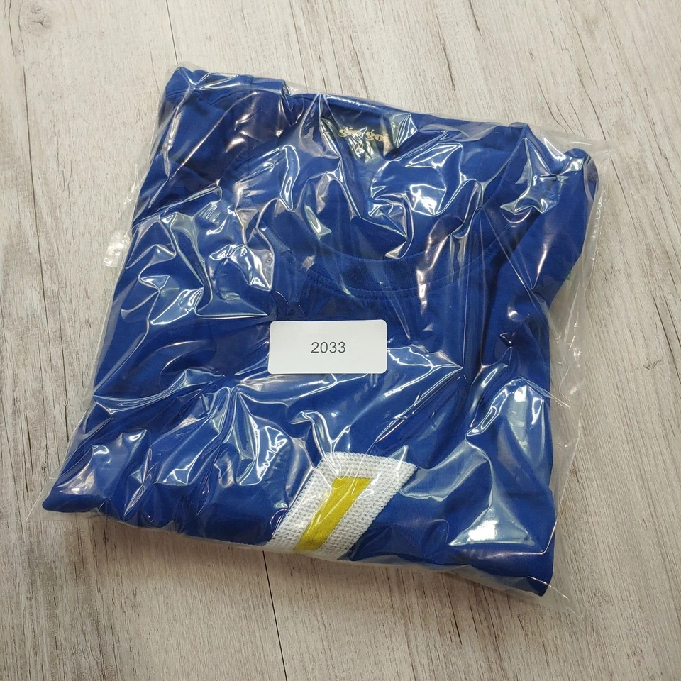 Gio-Goi Embroidered Star Patch Tee Graphic T-Shirt Men's XXL Streetwear Blue - Изображение 4 из 4