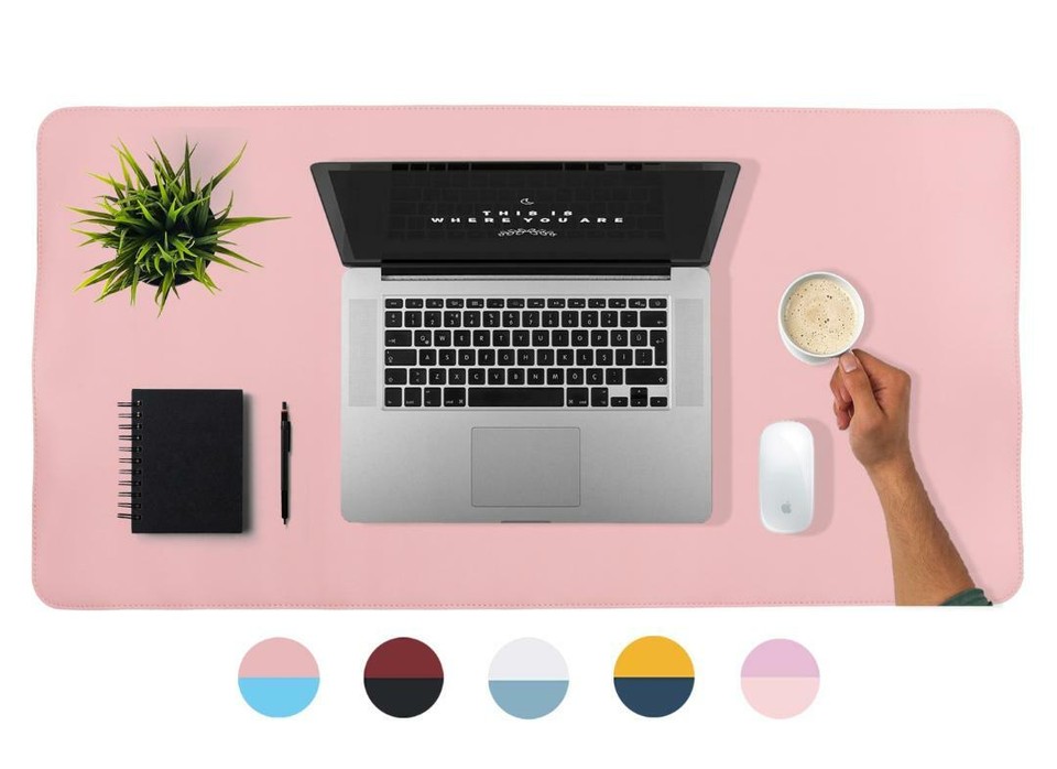 Mouse Pad Large leather Gaming Mouse Mat Table Protector Mat Dual Side