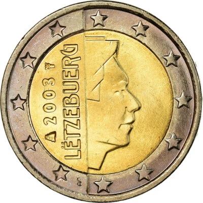 [#771352] Luxembourg, 2 Euro, 2003, SPL, Bi-Metallic, KM:82 - Photo 1/2