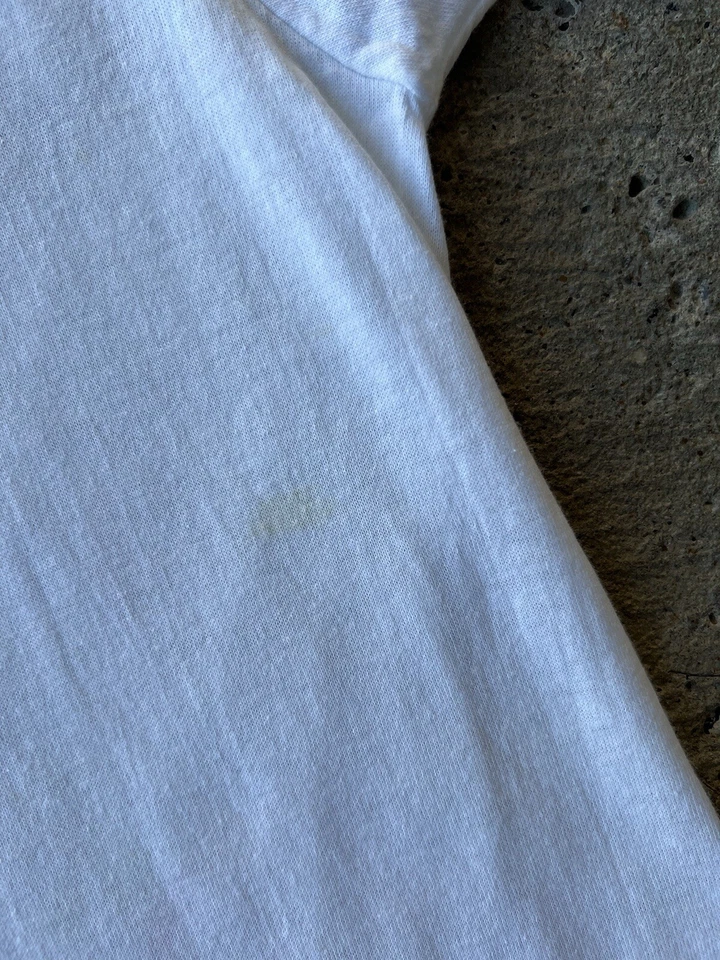 Camiseta de verano Sunset Ice Cream vintage de los años 80 roja talla L Williamsport Foto 3 de 4