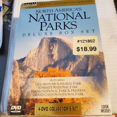 North Americas National Parks 4 Dvd Set,Yellowstone Denali,yosemite,grand Canyon