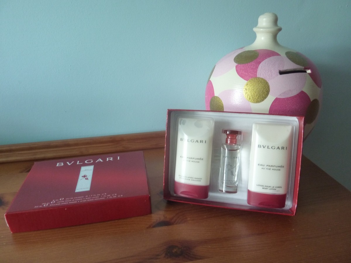 BVLGARI Eau Parfumee au the vert Piece Mini Gift Set 5ml Eau De Cologne  More