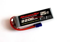 RoaringTop LiPo Battery Pack 25C 2200mAh 4S 14.8V with EC3 Plug