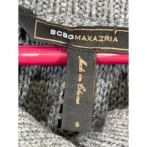 BCBGMaxazria Roll Tab Sleeve Sweater Pullover EUC Women's Size S - Picture 9 of 12