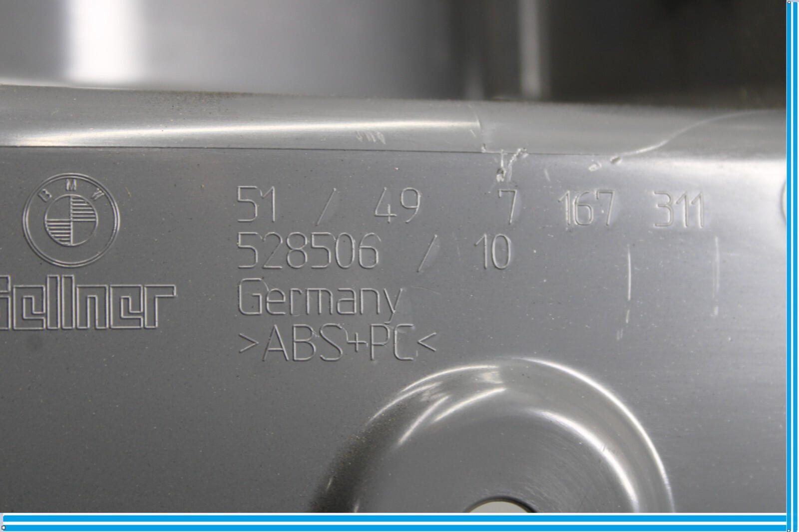 07-13 BMW 328i 335i Rear Left Side Trunk Area Taillight Corner Latch Cover Oem